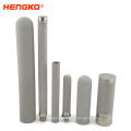 Hengko Fintered Micro Poreous SS 316L Filtre de filtre en acier inoxydable Tube de filtre à filtre de haute précision pour pharmaceutique